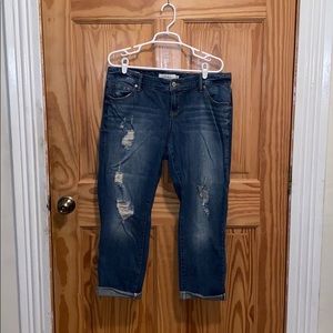 Torrid boyfriend crop jean